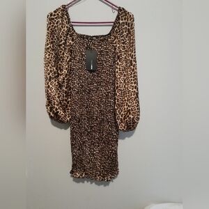 Fashion Nova Leopard Print Dress